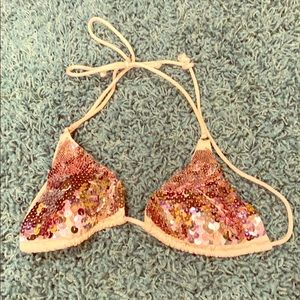 Victoria’s Secret sequin bikini top